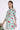 Green Floral Printed Pure Cotton Short Kurti