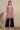 Pink Bold Floral Printed Modal Straight Kurti
