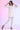 White Solid Straight Cotton Blend Kurti