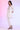 White Solid Straight Cotton Blend Kurti