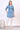 Light Blue Denim Kurti with Pintuck Details