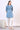 Light Blue Denim Kurti with Pintuck Details