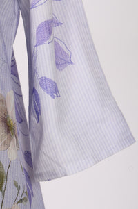 Lavender Floral Printed Straight Top