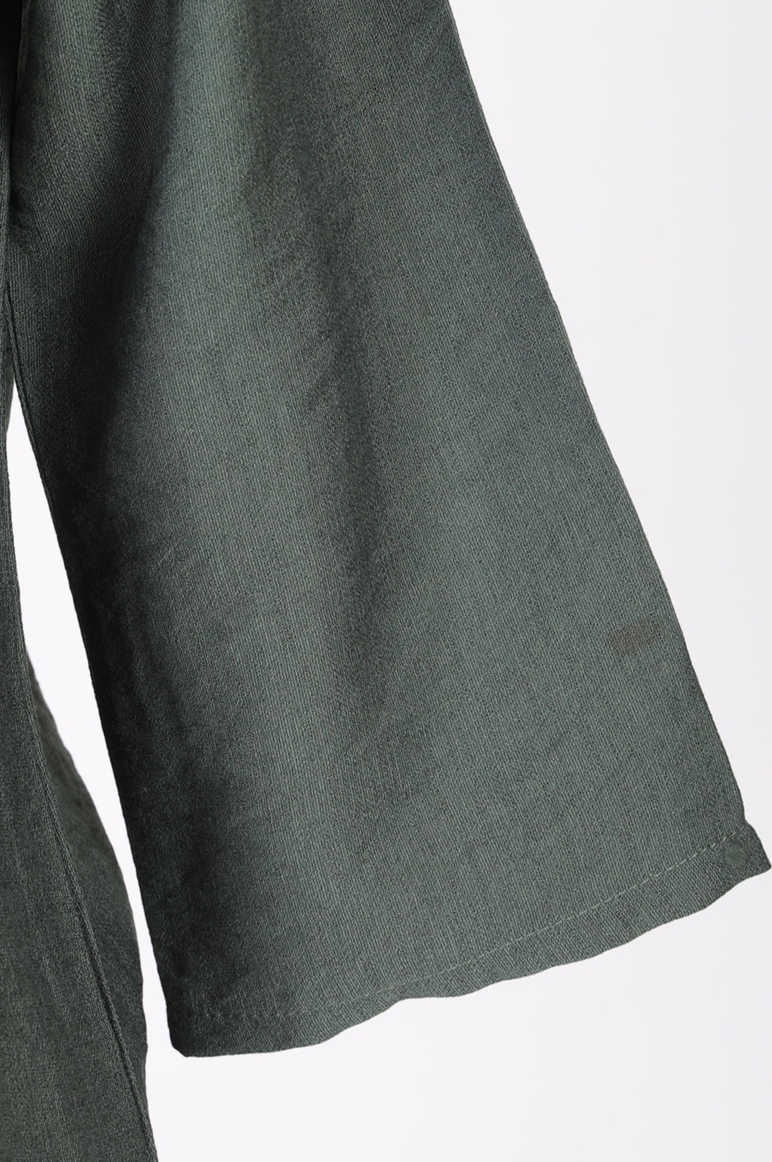 Green Solid Rayon Blend Straight Tunic