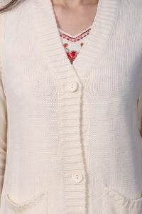 Off-White Self Design Straight Acrylic Sweater