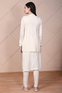 Off-White Self Design Straight Acrylic Sweater