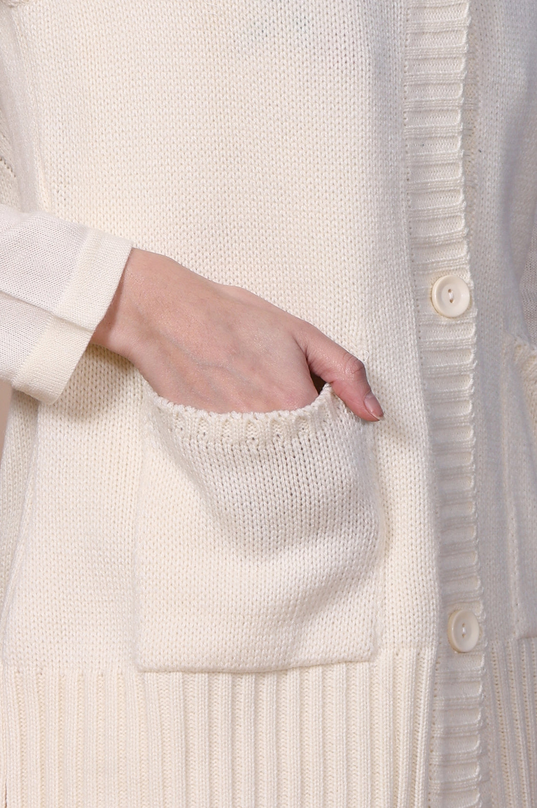 Off-White Self Design Straight Acrylic Sweater