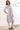 White Solid Straight Blend Trousers