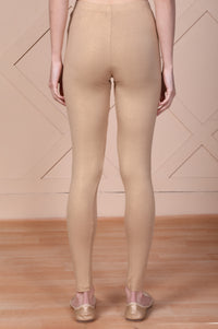 Gold Foil Printed Rayon Tights