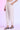 White Solid Straight Cotton Flax Palazzos