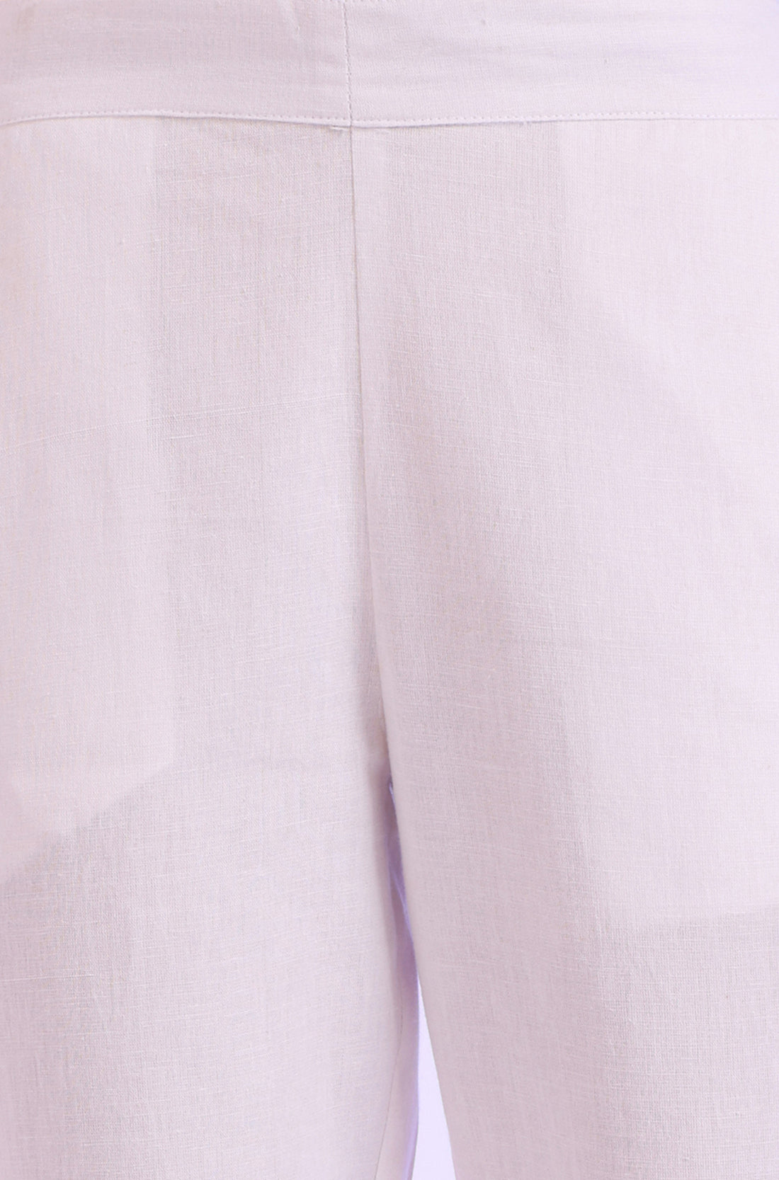 Solid Cotton Blend Palazzos