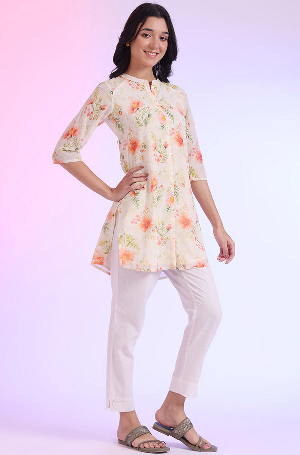 Solid Cotton Blend Palazzos