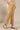 Beige Solid Cotton Lycra Trousers
