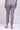Grey Solid Mid-Rise Cotton Trouser
