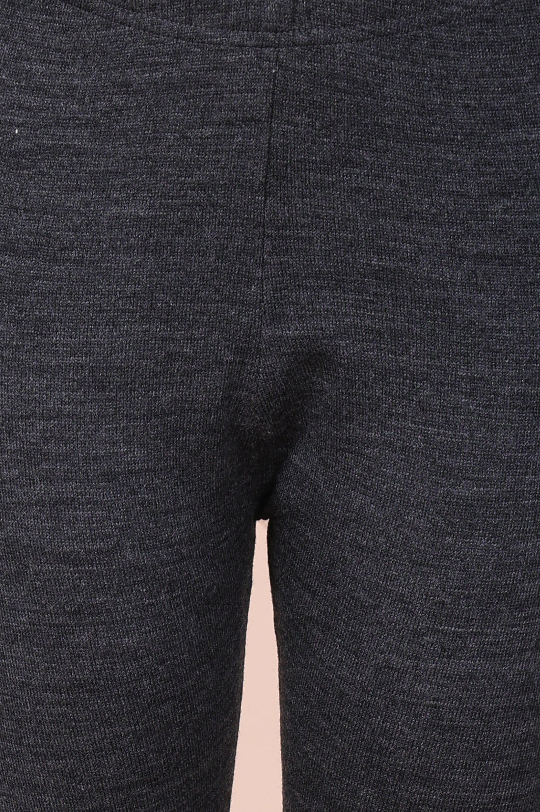 Grey Solid Acrylic Skinny Fit Tights