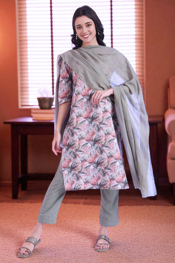 Green Dyed Pure Cotton Dupatta