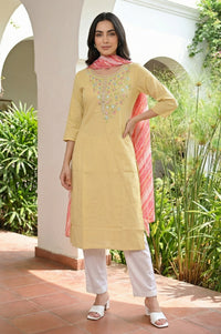 Pink Printed kota Dupatta
