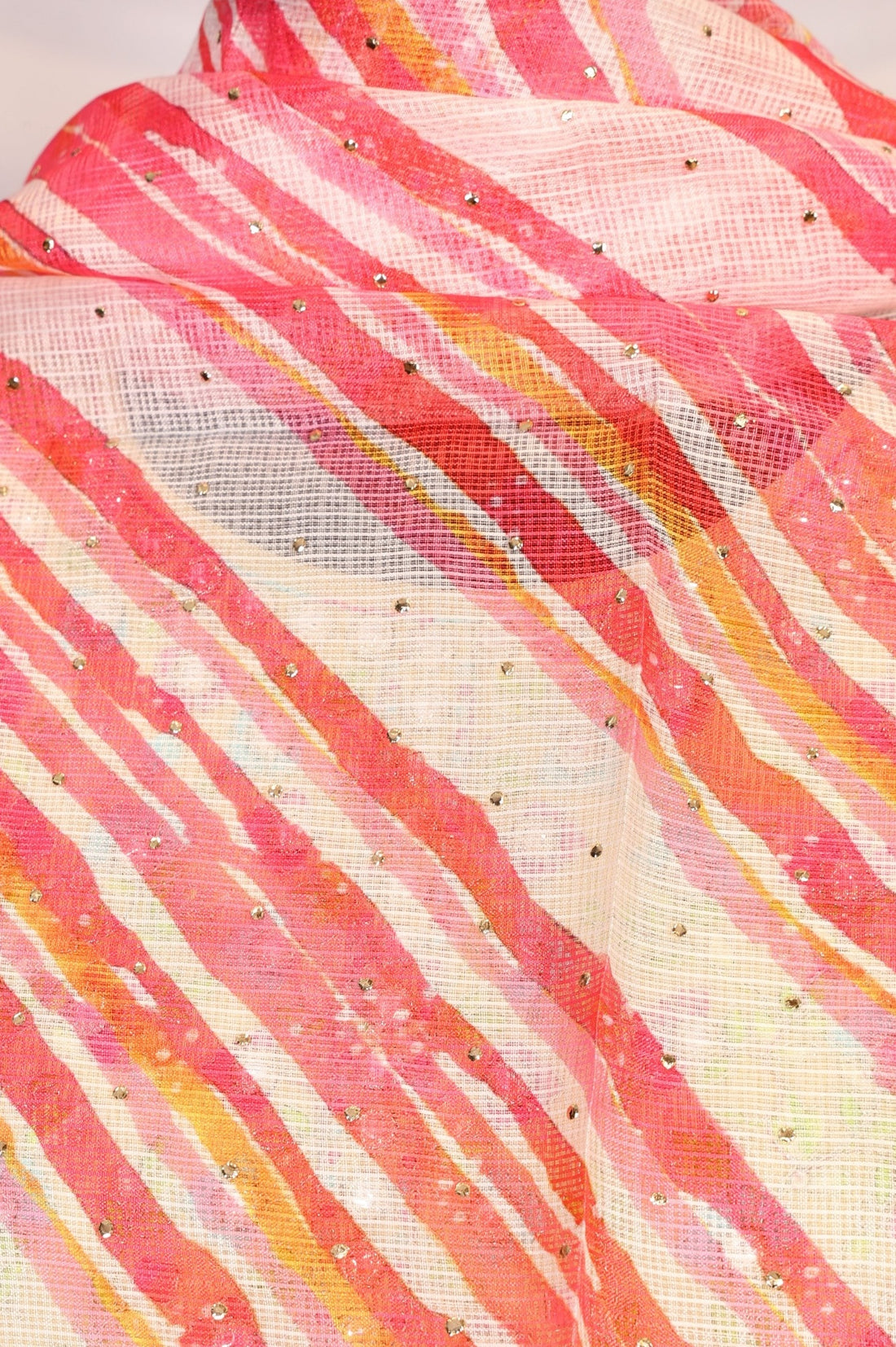 Pink Printed kota Dupatta