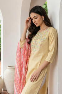 Pink Printed kota Dupatta