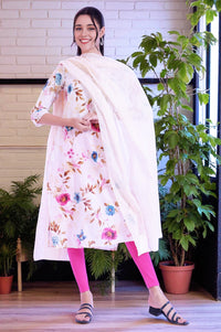 Embroidered Schiffli Kota Dupatta