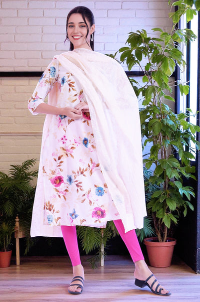 Embroidered Schiffli Kota Dupatta