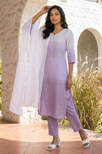 White Schiffily Embroidered Kota Dupatta