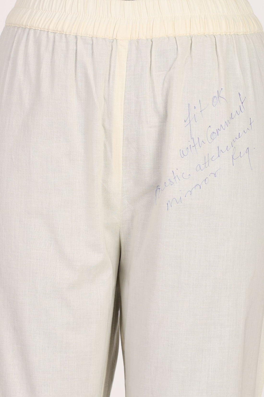 White Solid Pure Cotton Straight Fit Ankle Length Mid Rise Trousers
