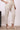 Off-White Solid Cotton Flax Everyday Trousers
