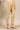 Gold Solid Straight Fit Ankle Length Trousers