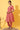 Coral Pink Zari Embroidered Anarkali Kurta, Trousers and Dupatta Set