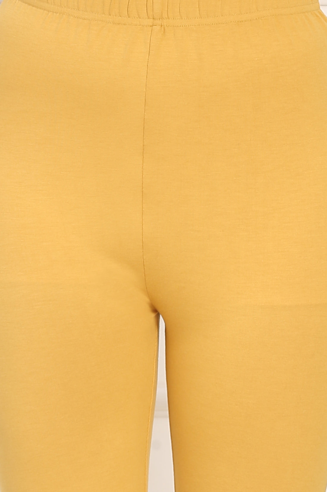 Mustard Solid Dori Embroidered Anarkali Kurta, Leggings and Dupatta Set