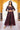 Maroon Embroidered Flared Georgette Crop Top with Palazzo and Jacket Set