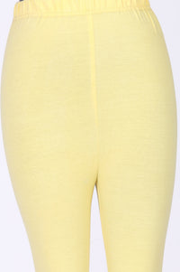 Yellow Georgette Embroidered Anarkali Kurta with Leggings and Dupatta Set