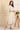 Off White Bead Embellished Flared Kurta, Palazzo and Dupatta Set