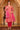 Pink Ethnic Motifs Thread Embroidered A-line Jacquard Kurta, Palazzo and Dupatta Set