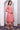 Pink Abstract Printed Beads Jacquard Anarkali Kurta, Palazzo and Dupatta Set