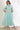 Blue Yarn Dyed Pure Cotton Anarkali with Leggings &amp; Dupatta Set