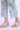 Blue Printed Straight Kurta with Palazzo &amp; Dupatta Set