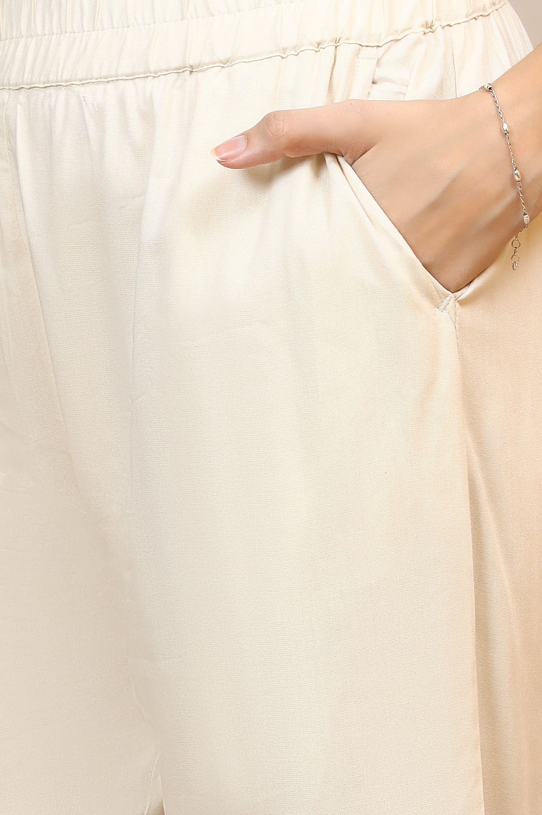 Dusty Pink Floral Printed Cotton Shimmer Straight Kurta, Trousers and Dupatta Set