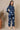 Blue Tie and Dye Shibori Pure Cotton Top and Pants Co-ord Set