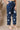 Blue Tie and Dye Shibori Pure Cotton Top and Pants Co-ord Set