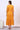 Yellow Solid Cotton Blend A-line Dress and Floral Printed Gilet
