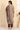 Brown Geometric Printed Sequins Straight Modal Kurta, Palazzos and Dupatta Set
