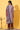 White and Purple Geometric Printed Modal Straight Kurta, Palazzo and Dupatta Set