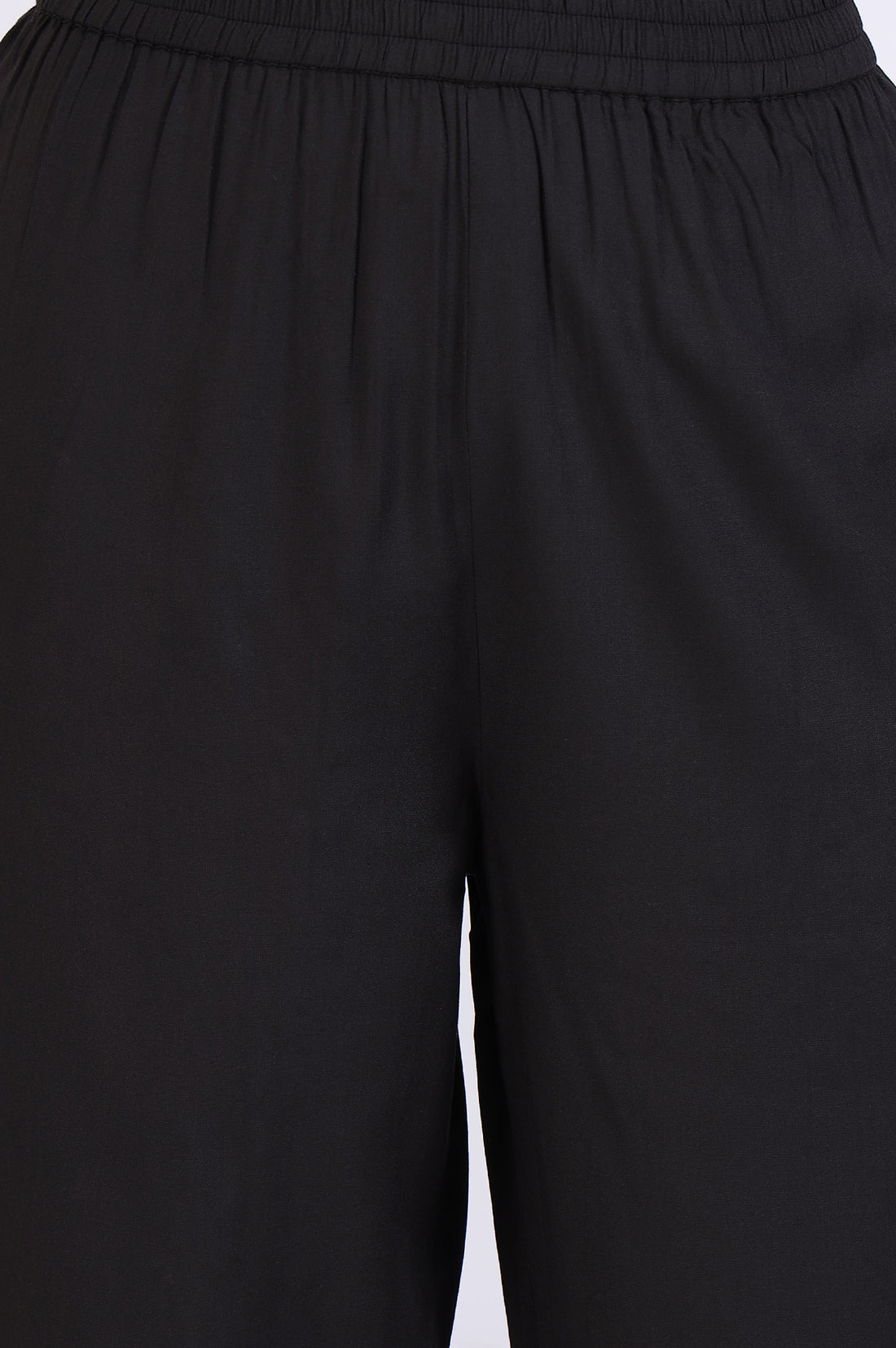 Rust Brown Geometric Printed Cotton Blend Kaftan and Palazzo Set