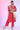 Pink Yarn Dyed Blend A-Line Kurta with Palazzos &amp; Dupatta Set