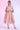 Pink Yarn Dyed Anarkali with Leggings &amp; Dupatta Set