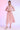 Pink Yarn Dyed Anarkali with Leggings &amp; Dupatta Set