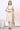 Off-White Zari Weaving Yoke A-line Kurta, Palazzo and Dupatta Set