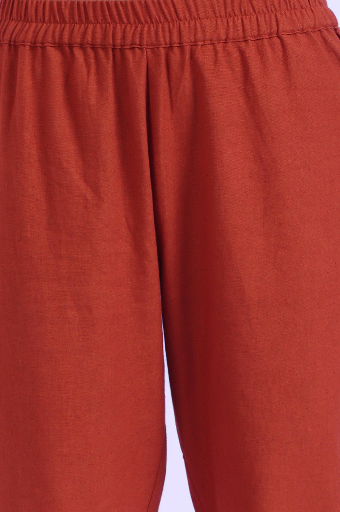 Brown Embroidered Anarkali with Trousers &amp; Dupatta Set